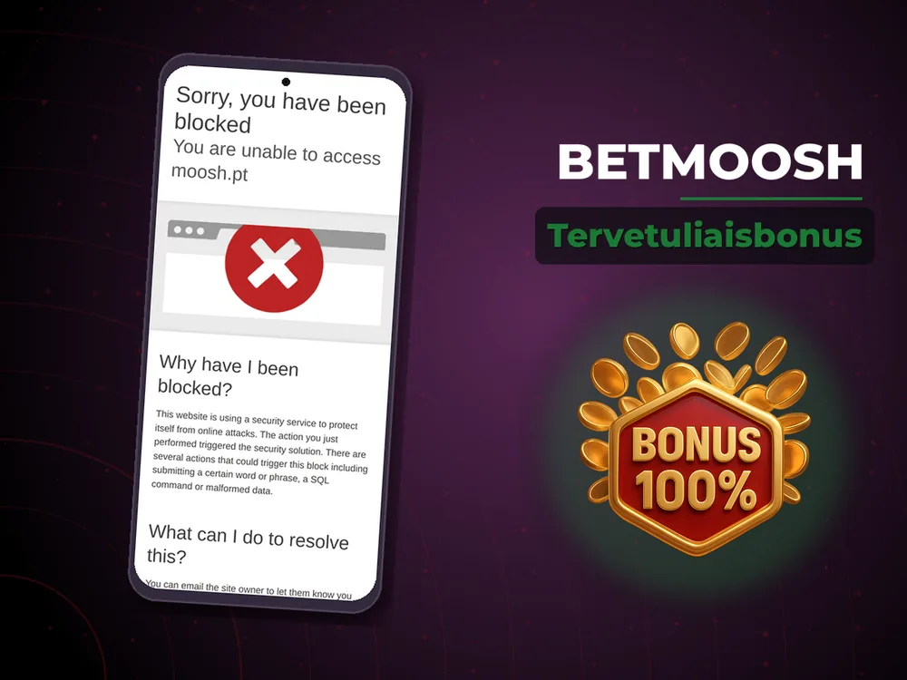 Betmoosh - Tervetuliaisbonus