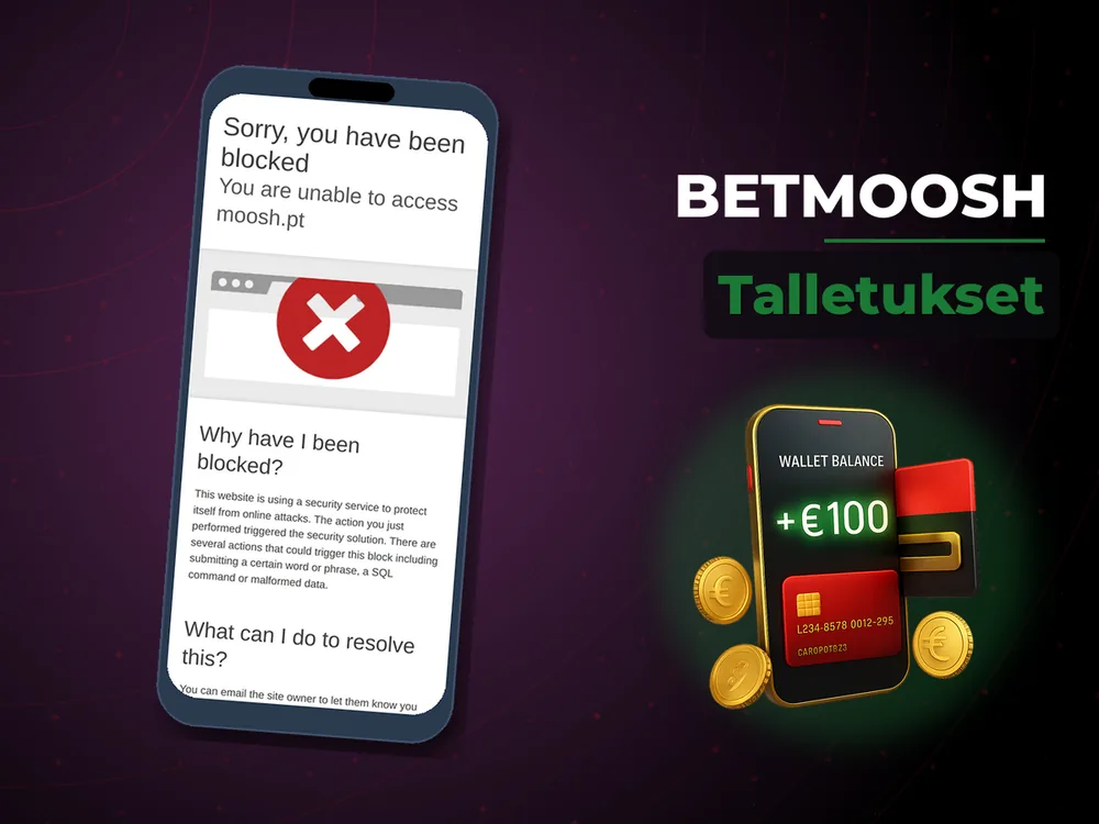 Betmoosh - Talletukset