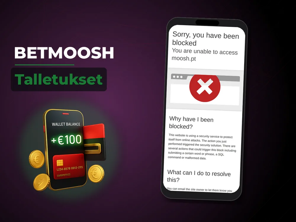Betmoosh - Talletukset