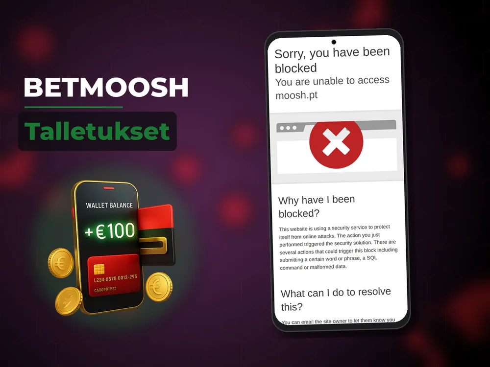 Betmoosh - Talletukset