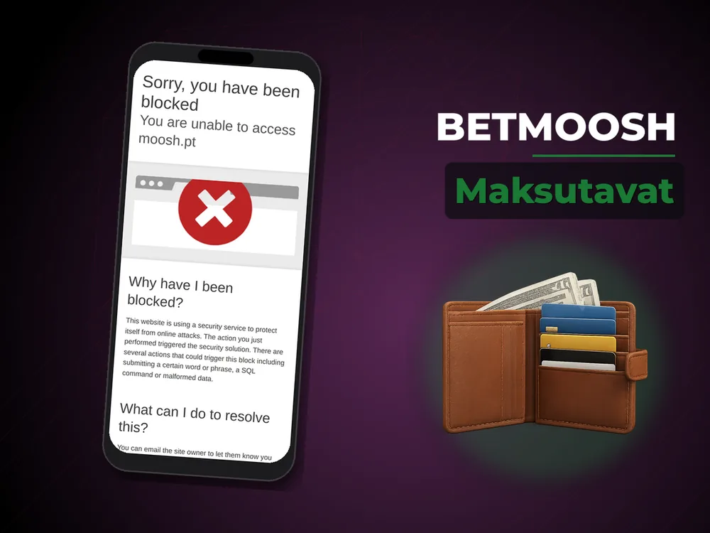 Betmoosh - Maksutavat