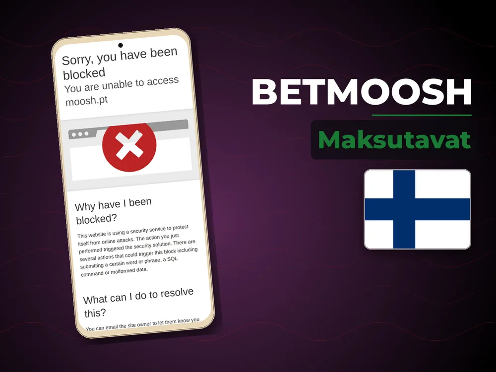 Betmoosh - Maksutavat
