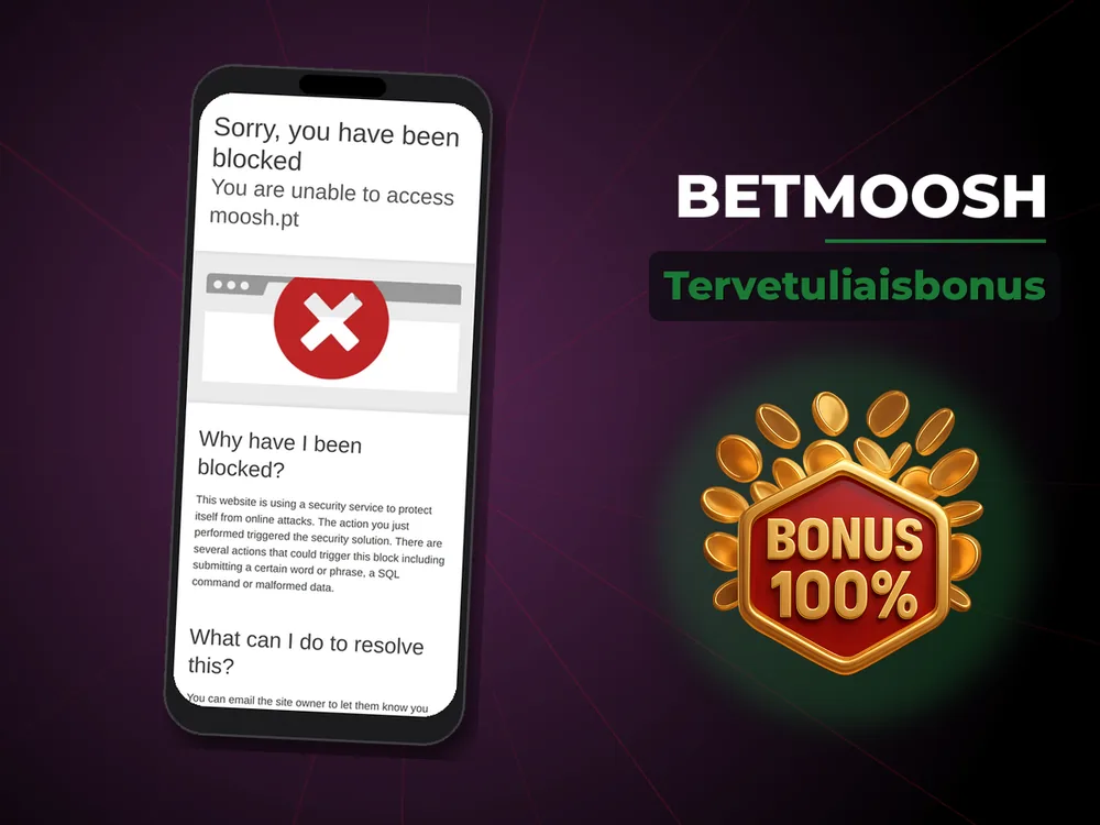Betmoosh - Tervetuliaisbonus