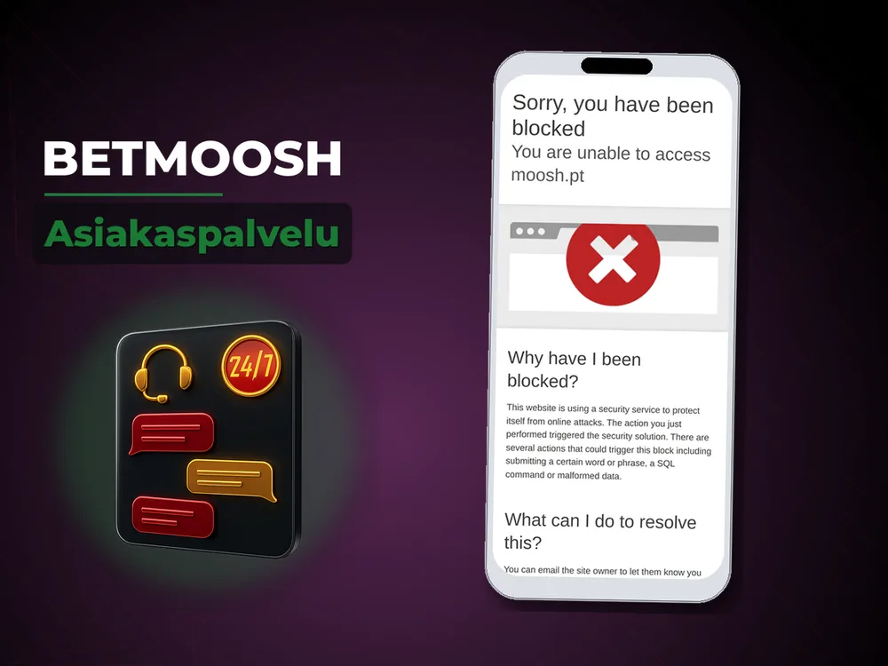 Betmoosh - Asiakaspalvelu