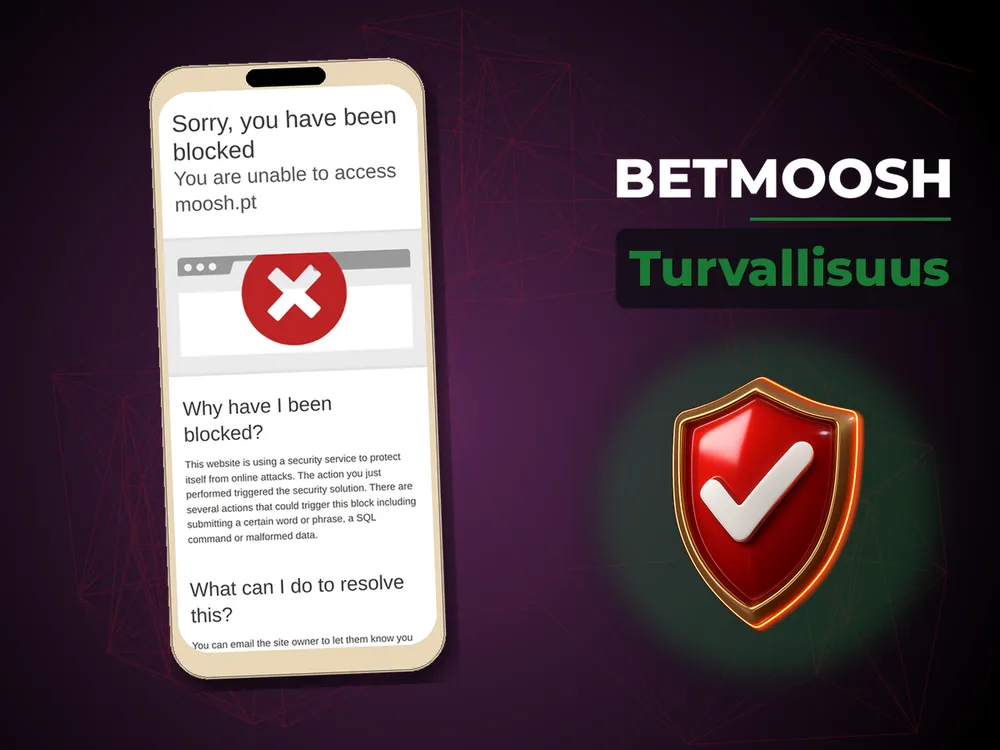 Betmoosh - Turvallisuus