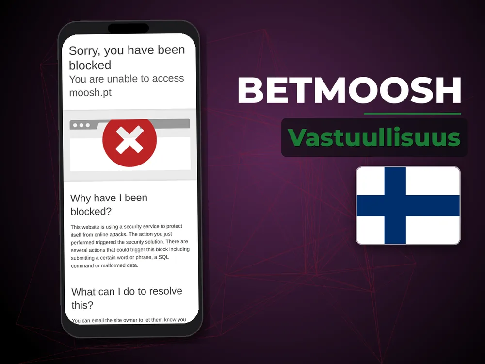 Betmoosh - Vastuullisuus